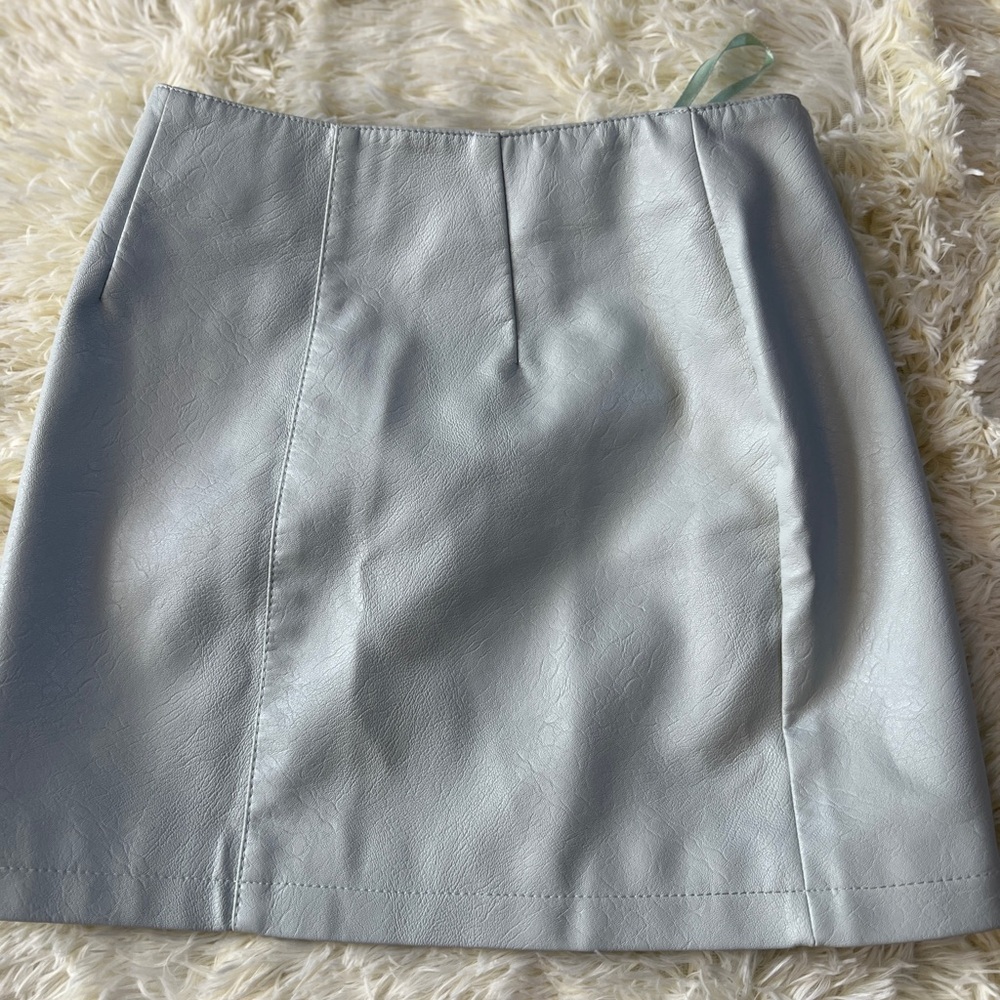 Women’s Faux Leather Skirt